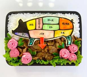 映え間違いなしのデコおかず「薔薇ハム」。くるくる巻くだけで簡単！