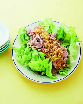 ＜ヨダレ豚　香味ダレ＞簡単、おいしい、ボリューム満点！豚こま肉の節約おかず