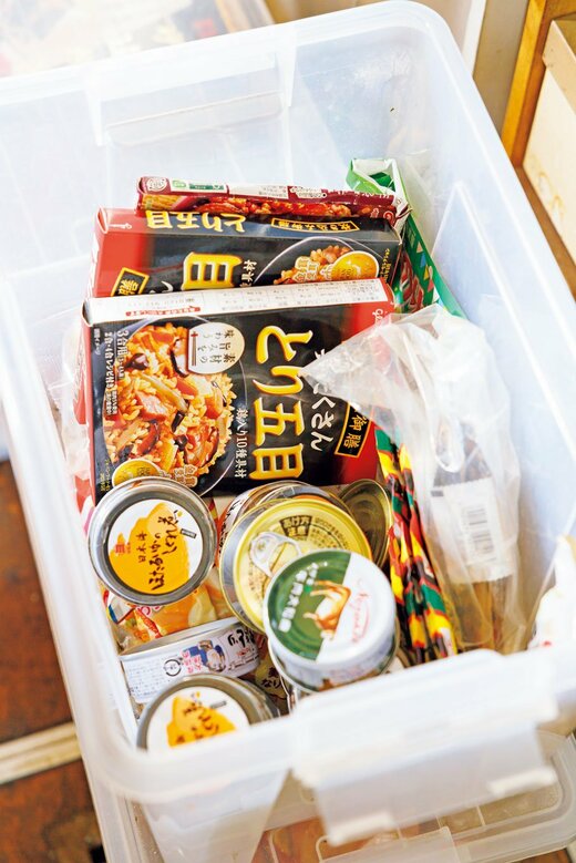 食料のストック