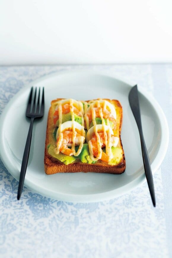 アボカドエビトースト