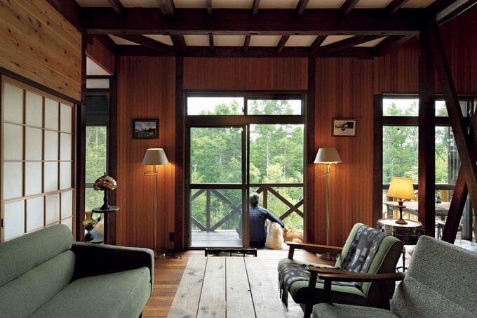 LDKから続くテラス