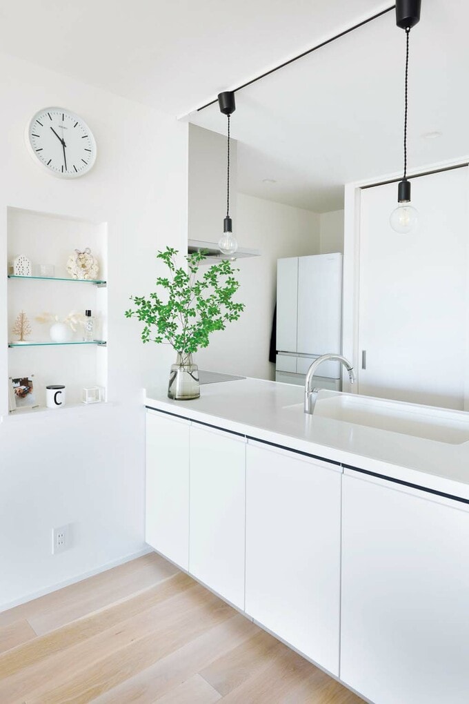 フルオープンのキッチン