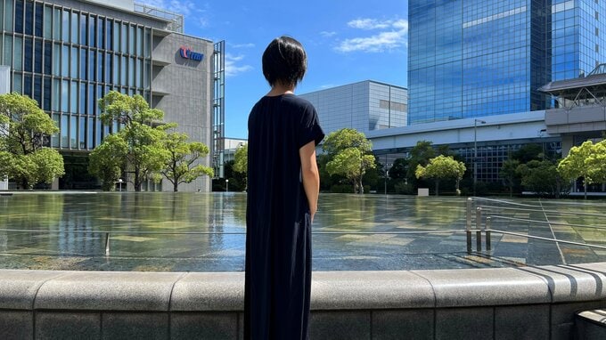 みさきさんの後ろ姿