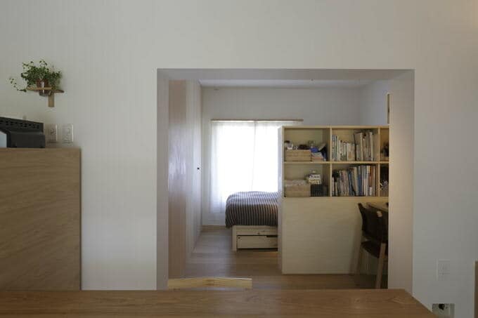 LDKに面した妻の個室