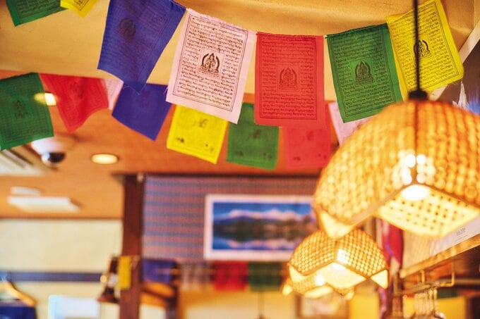 ネパール料理店の風景