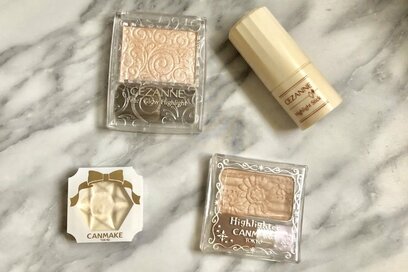 キャンメイクとセザンヌで600円！旬のツヤ肌になるハイライター