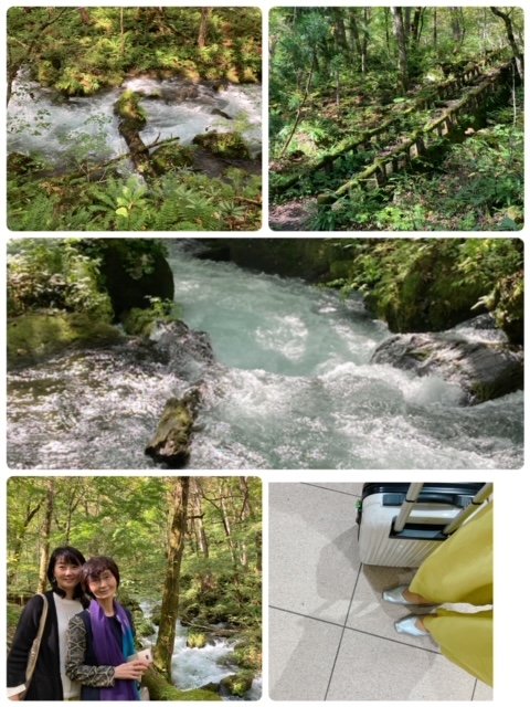 奥入瀬の散策と服など