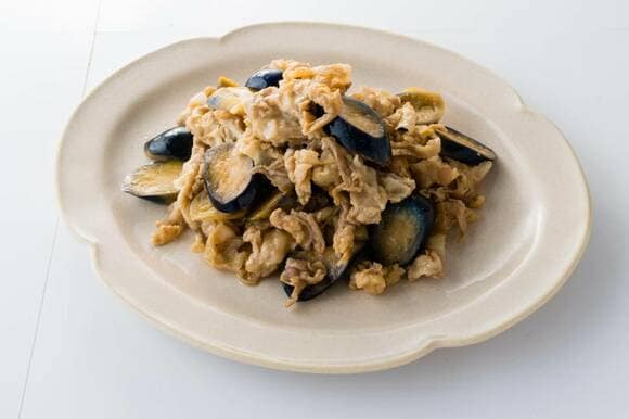 ナスと豚のしんなり炒め