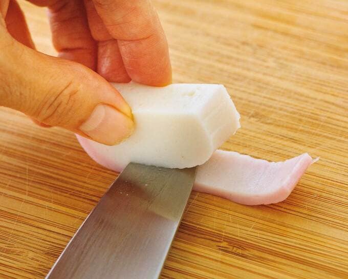 かまぼこの飾り切り