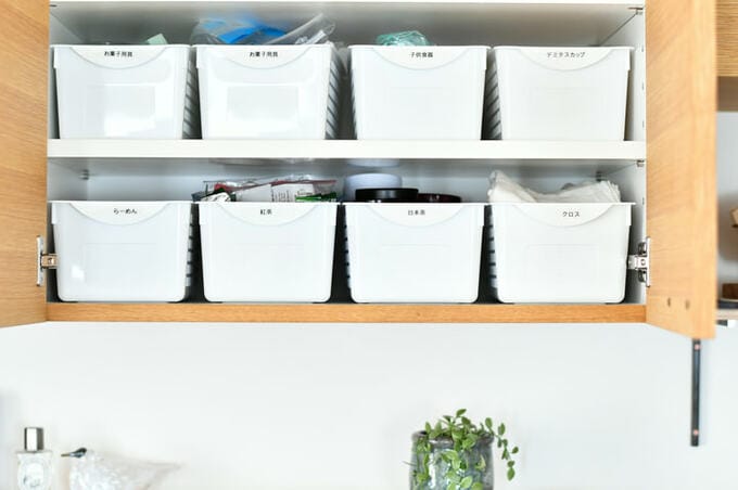 キッチンバックカウンター収納