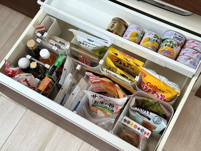 つうさん立てる収納
