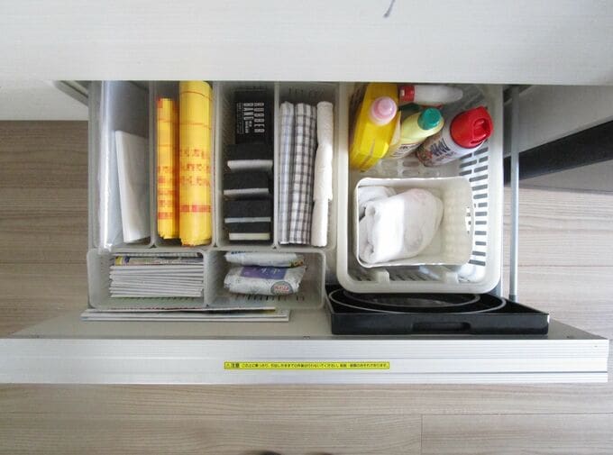 キッチンの引き出し