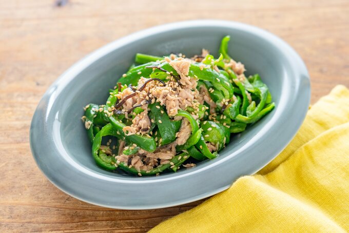 ピーマンとツナあえ