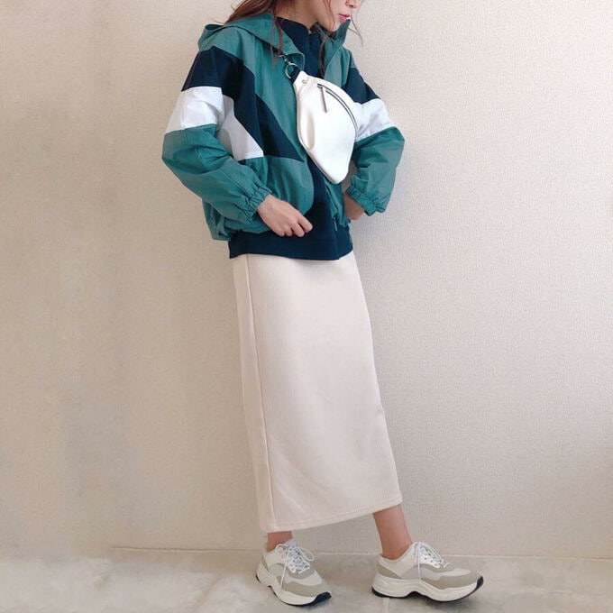 この春イチオシ! スポーティーアウターと合わせたコーデ