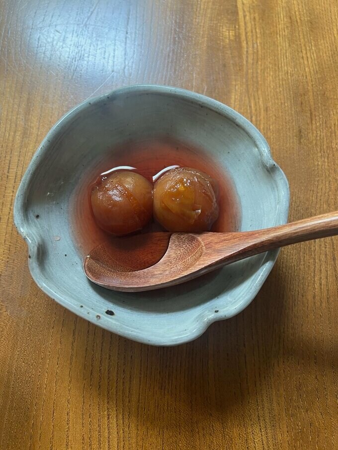 梅のコンポート