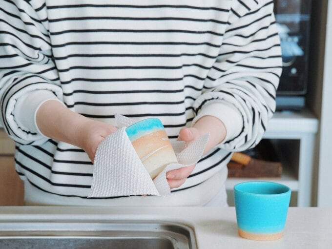 食器をふくところ