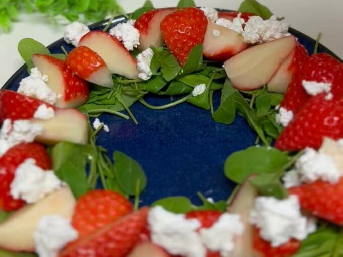 チーズ盛り付け