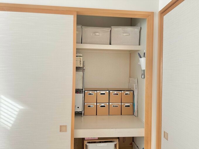 デッドスペースができやすい押し入れ