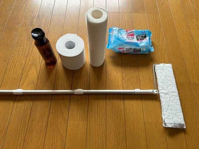 梅雨の掃除道具