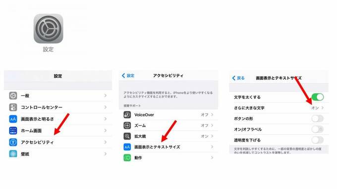 50歳からのiphone文字入力入門 文字を大きくする 片手で操作するがラクに Esseonline エッセ オンライン