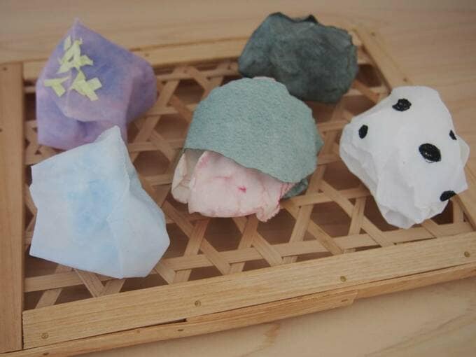 コーヒーフィルターで和菓子