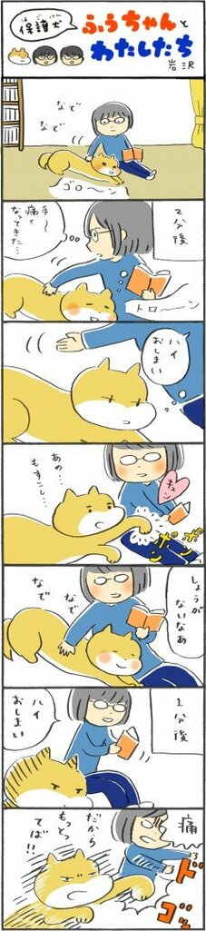 【保護犬マンガ】もっとなでなでして！