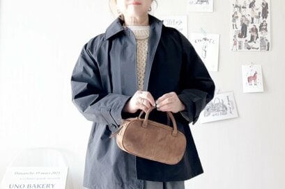 60代・154cm「ユニクロの春アウター」着まわし3コーデ。ワンピースにワイドパンツ、なんでも合う最強の一枚