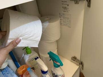 収納に困りがちなトイレットペーパー。大容量を買うときのコツ
