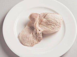 未処理茹でた後