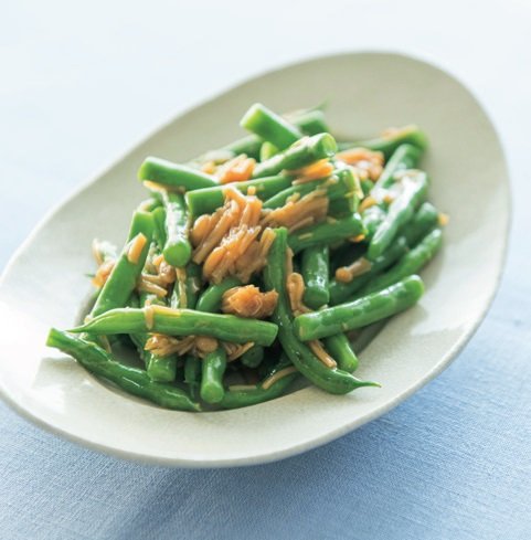 インゲンのなめたけあえ