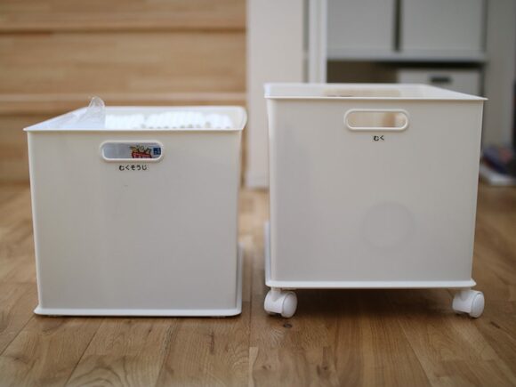 わかりやすいようにラベルもはっています