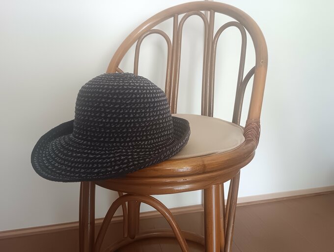 小笠原さんの愛用する帽子