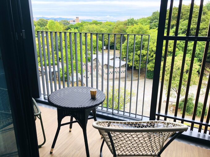 梅小路ポテル京都のテラス