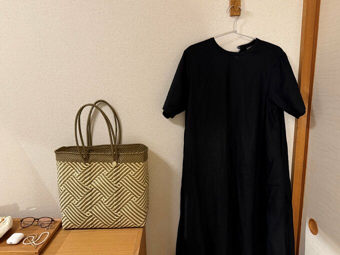 バッグと服を準備