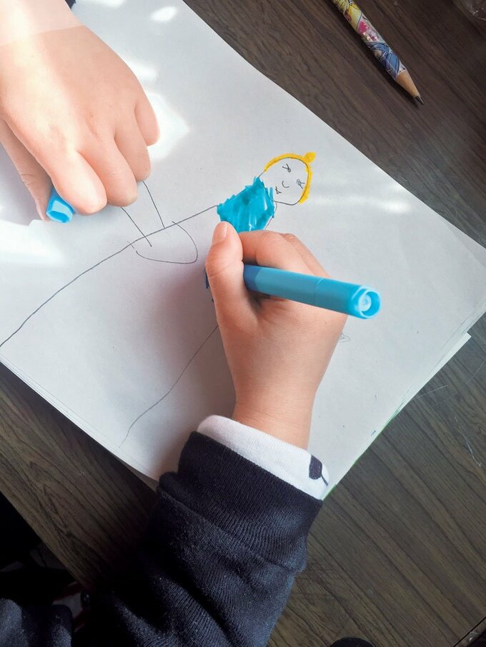 体のパーツに寄ってみる