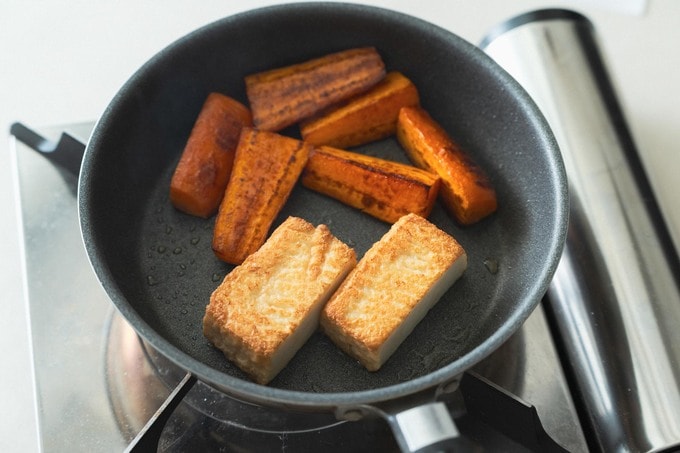 フライパンで焼く