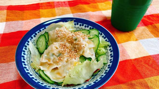 水ギョーザサラダ