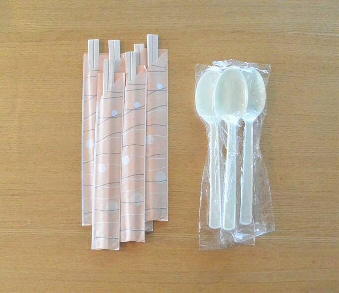 割り箸・プラスチックスプーン