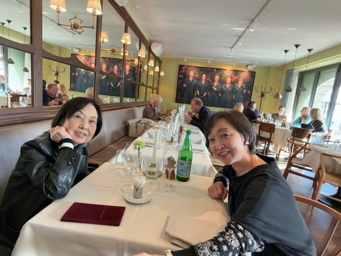 川上麻衣子さんと母