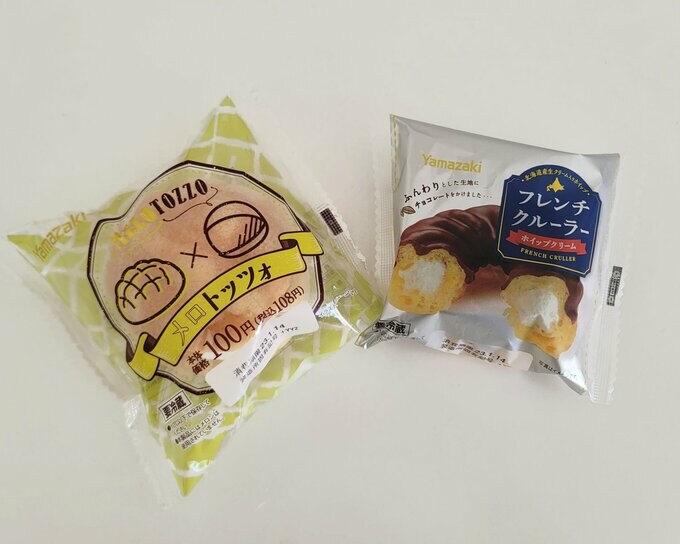 メロンとフレンチクルーラー