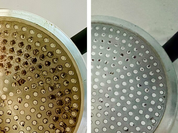 鍋底の焦げつき汚れ