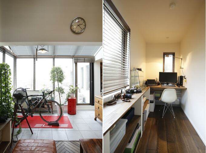 サンルームをインナーバルコニーに