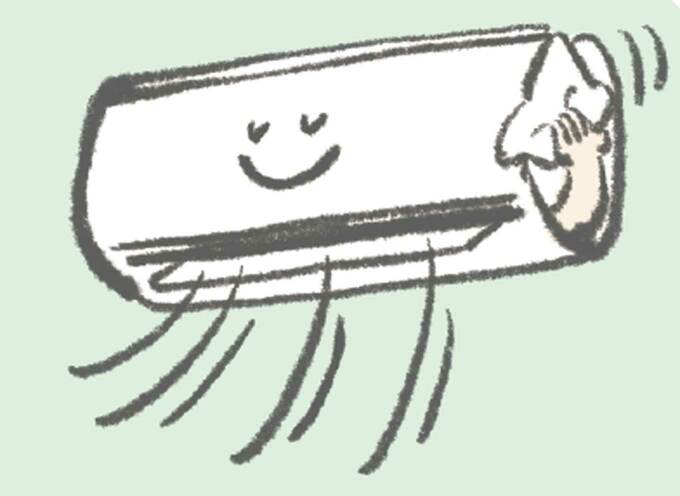 リビングのエアコン