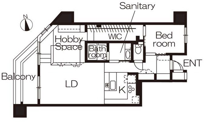 リノベーション後の間取り図