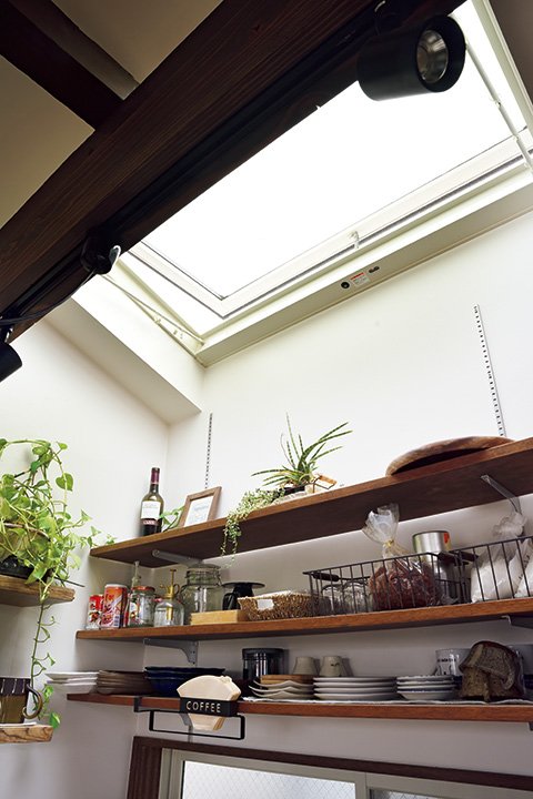 キッチンのトップライト