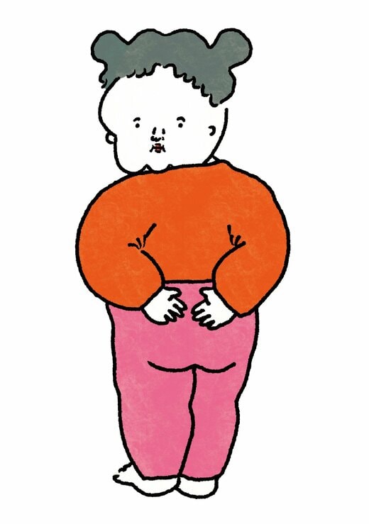 体の悩みイラスト