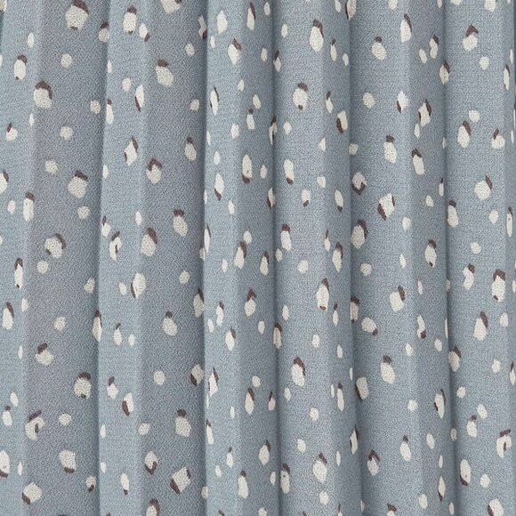 ロングスカート柄ブルー