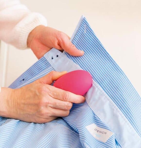 衿の汚れがきれいに落ちる