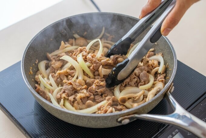 ジュージュー炒める