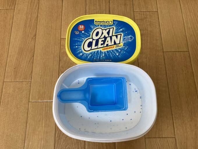 粉末の酸素系漂白剤